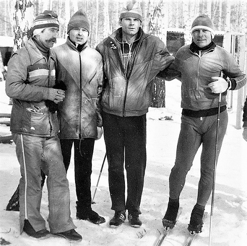 На лыжной базе Тульского